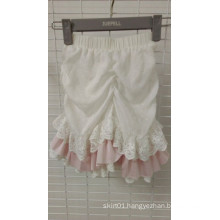 Pretty Ruffles and Lace Children′s Shorts